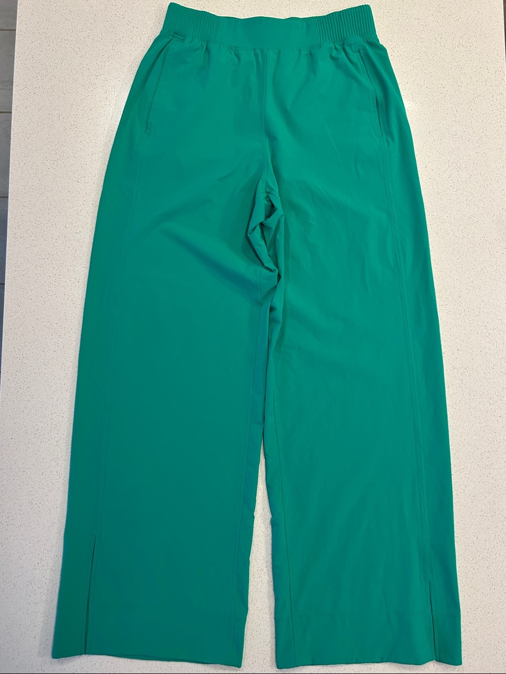 Lulu Lemon Wide Leg Green Pull-On Pants